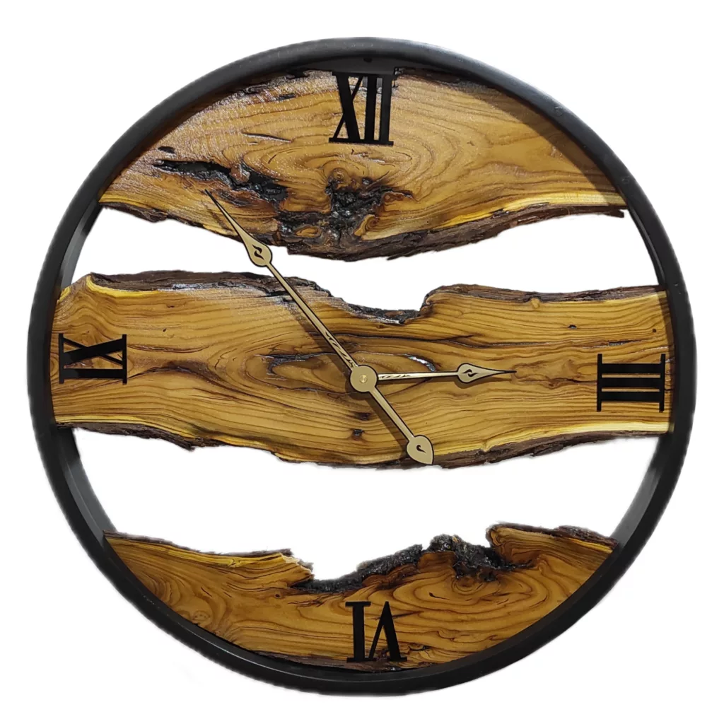 ساعت دیواری کوارتز طرح روستیک مدل 6002