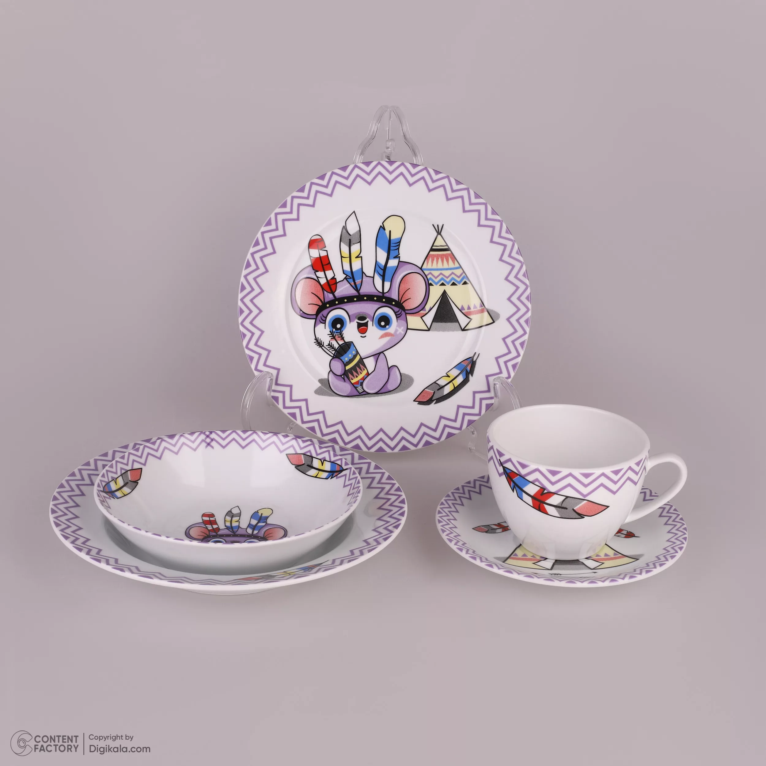 سرویس غذاخوری 5 پارچه افر مدل پیپر و پیکو ورژن 9