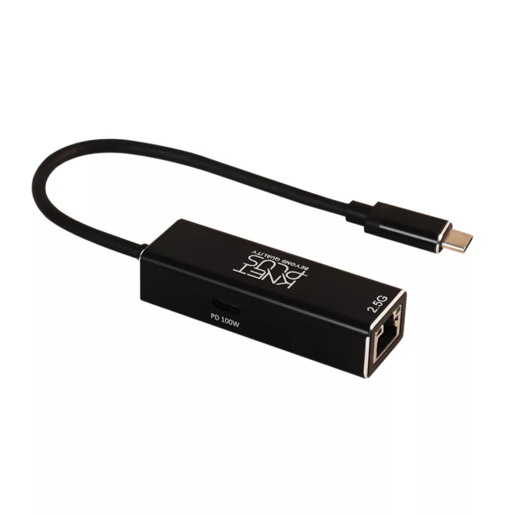 مبدل USB-C به LAN کی نت پلاس مدل KP-LA25P