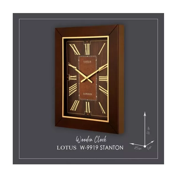 ساعت دیواری لوتوس مدل W-9919-STANTON
