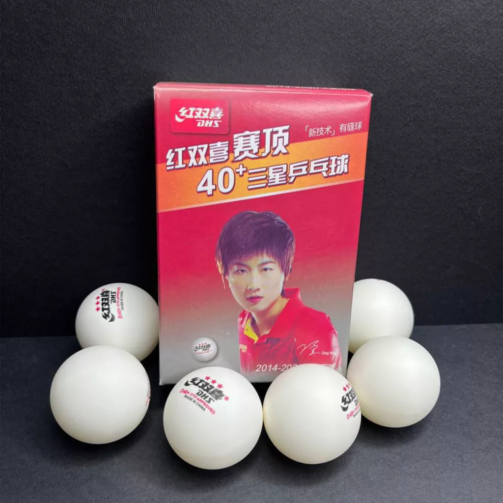 توپ پینگ پنگ دی اچ اس مدل D40 بسته 6 عددی