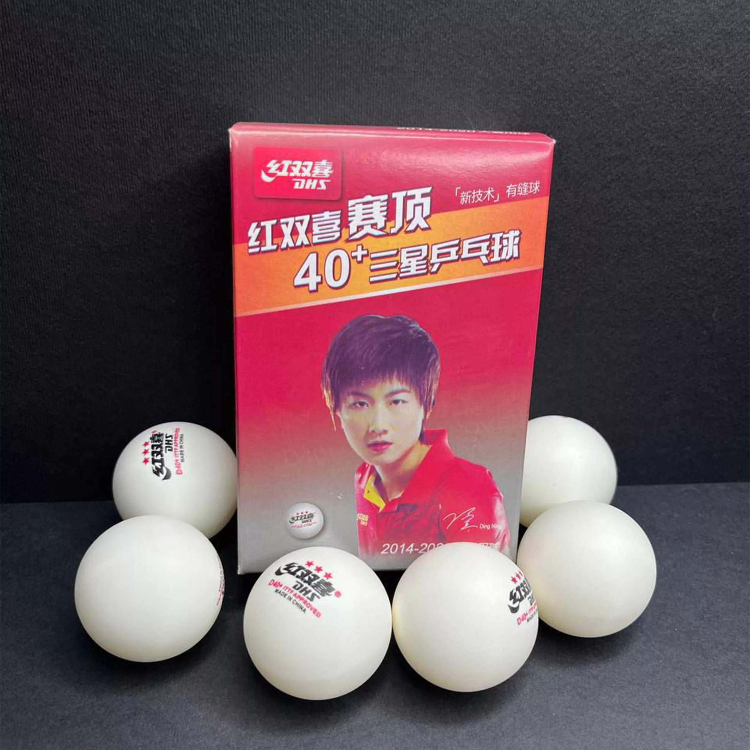 توپ پینگ پنگ دی اچ اس مدل D40 بسته 6 عددی