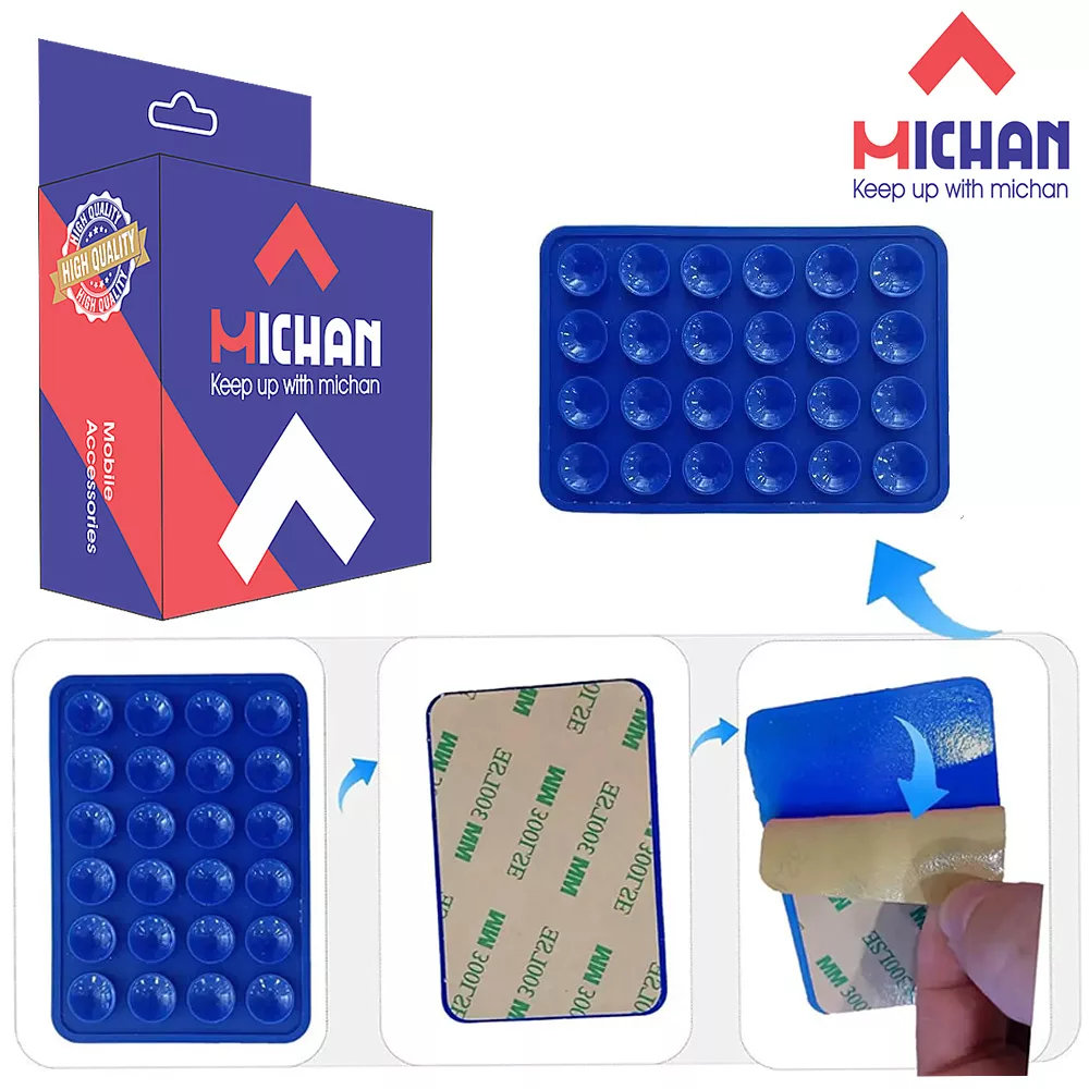 نگهدارنده گوشی موبایل میچان مدل چسبونکی