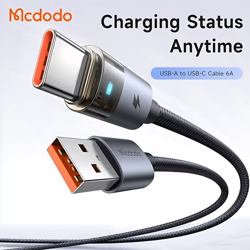 کابل تبدیل USB به USB-C مک دودو مدل CA-689 طول 1.2 متر