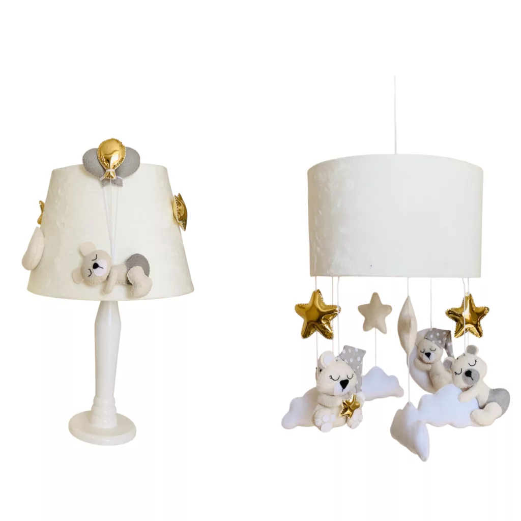 ست لوستر و آباژور کودک مدل لوسی کد ۷۸