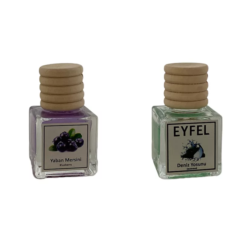 خوشبوکننده خودرو مدل بلوبری و جلبک دریایی حجم 10 میلی لیتر مجموعه 2 عددی