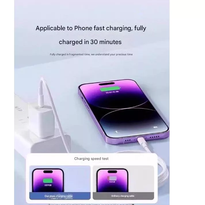 کابل تبدیل USB-C به لایتنینگ دوپریم مدل uenjoy طول 1 متر