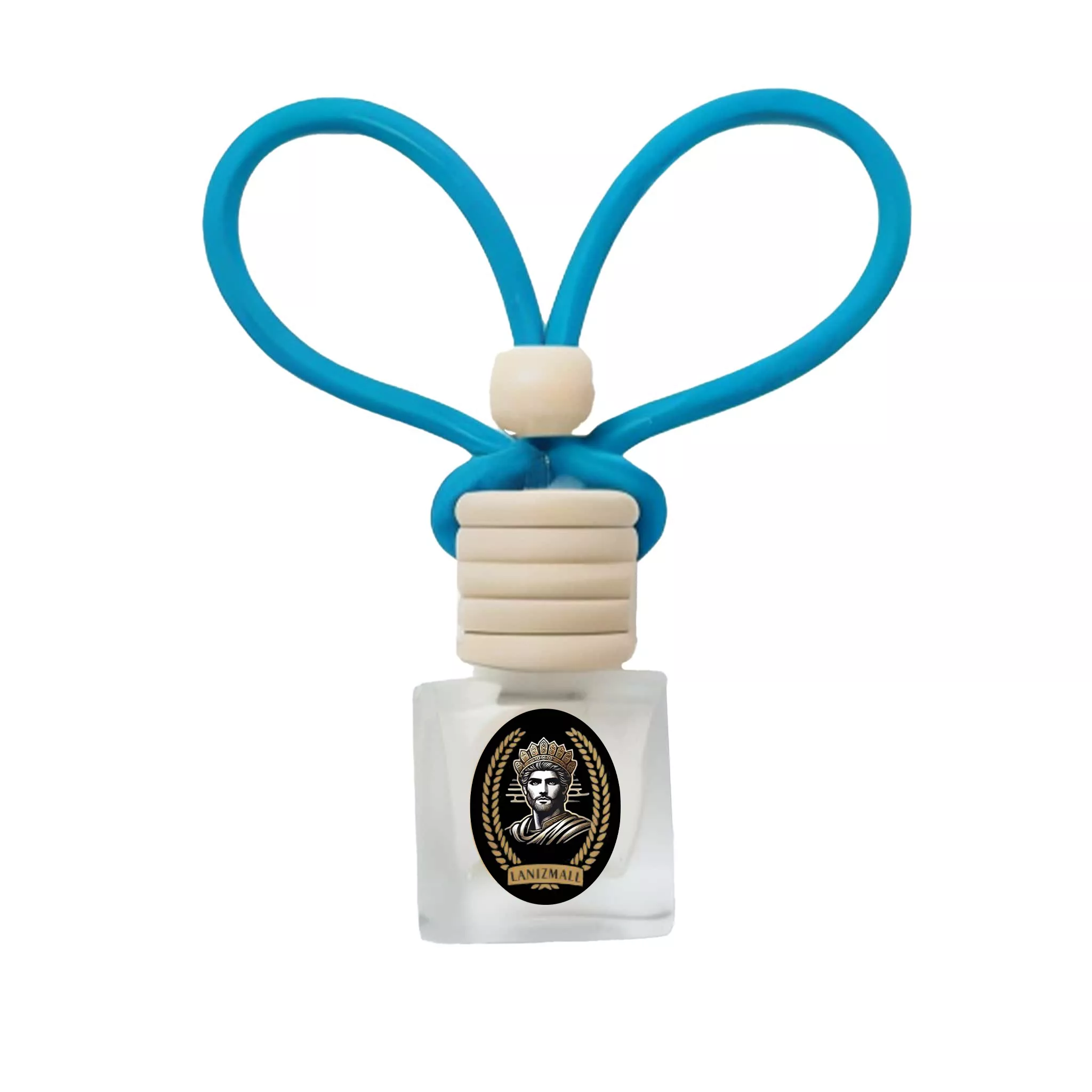 خوشبوکننده هوا خودرو لانیز مدل کریستال با رایحه چای سفید حجم 12 میلی لیتر