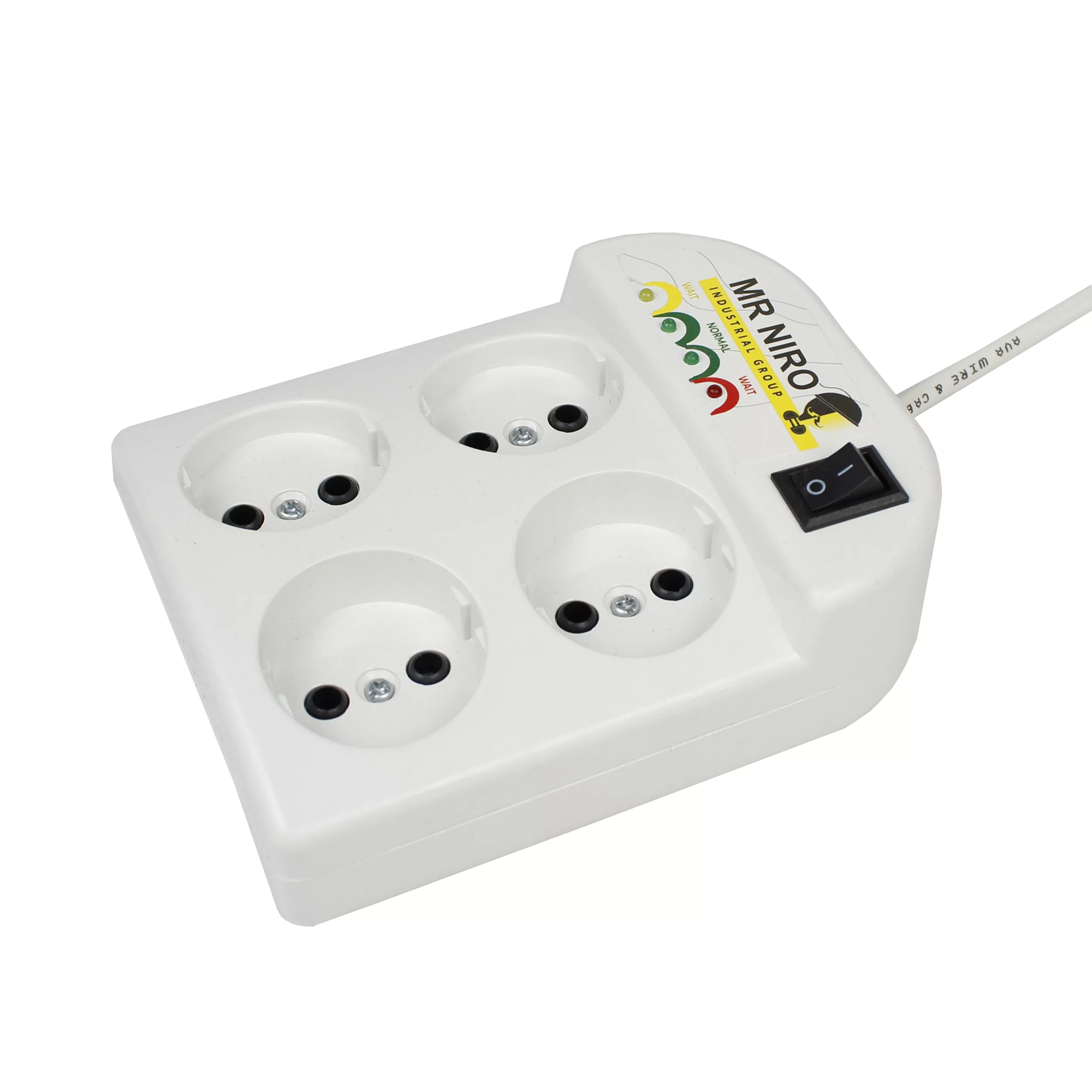 محافظ ولتاژ مستر نیرو مدل چهار خانه کد 043