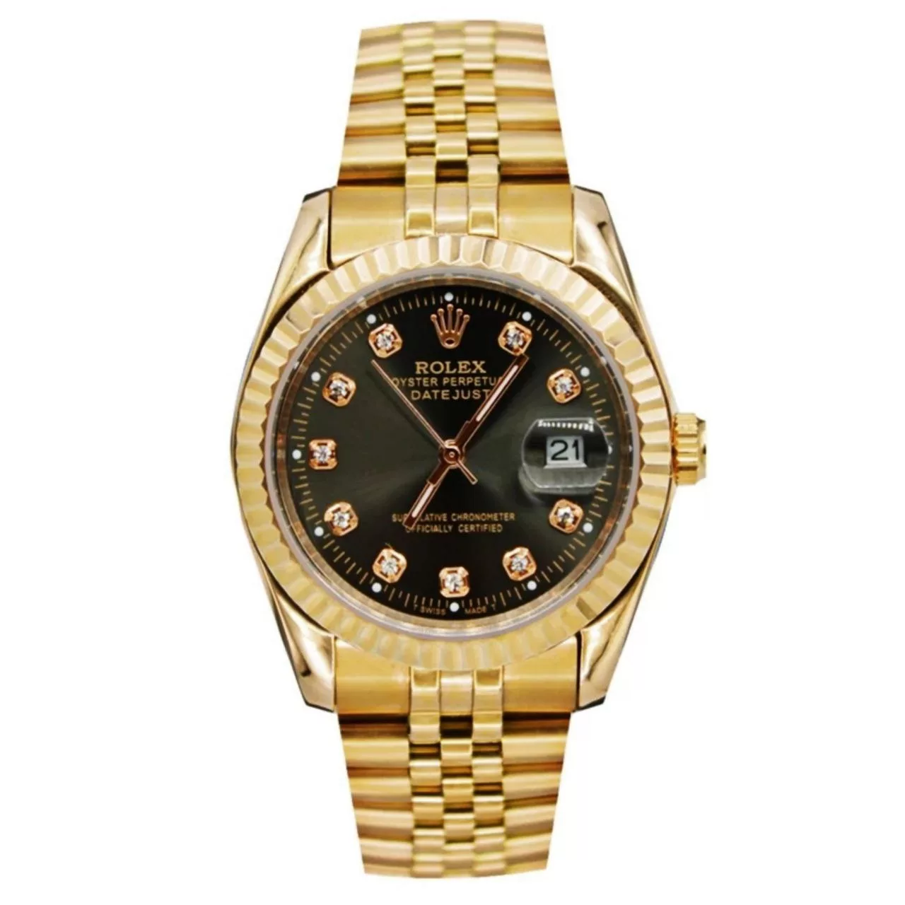 ساعت مچی عقربه ای زنانه  مدل دیت جاست Tmz