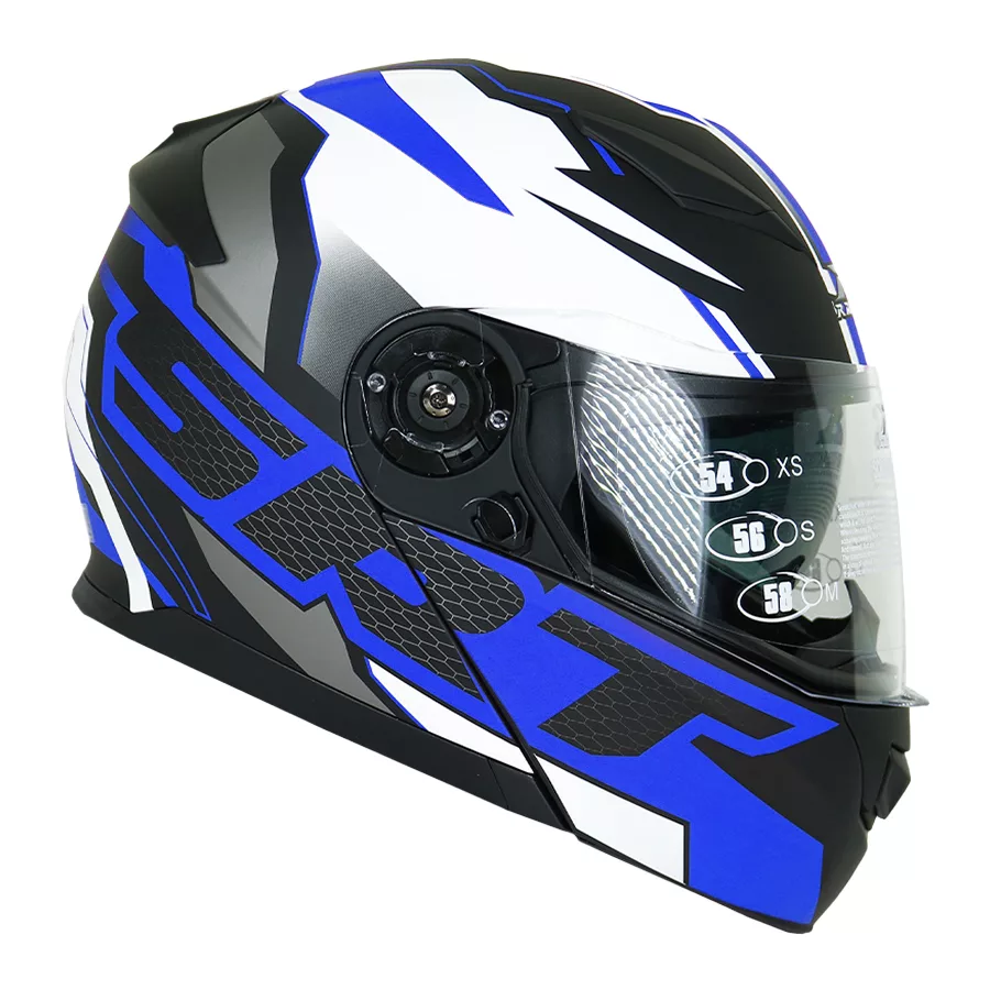 کلاه کاسکت فک متحرک راپیدو مدل 950 srt blu