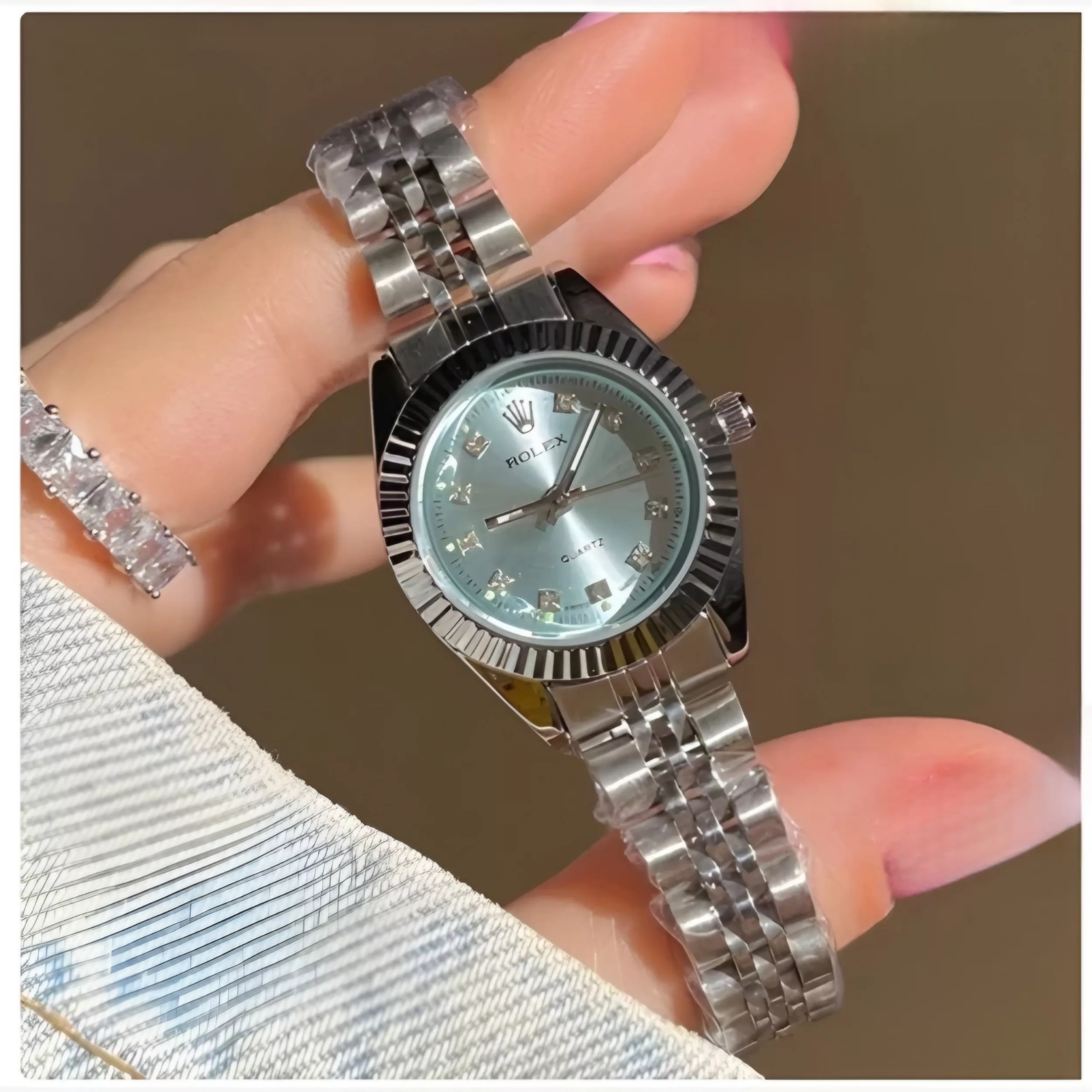 ساعت مچی عقربه‌ای کوارتز زنانه مدل دیت جاست لوکس کد ۳