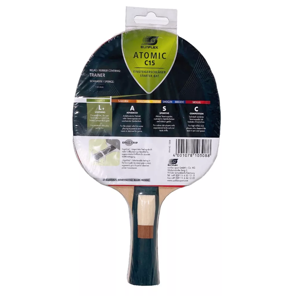 راکت پینگ پنگ سان فلکس مدل ATOMIC C15 500