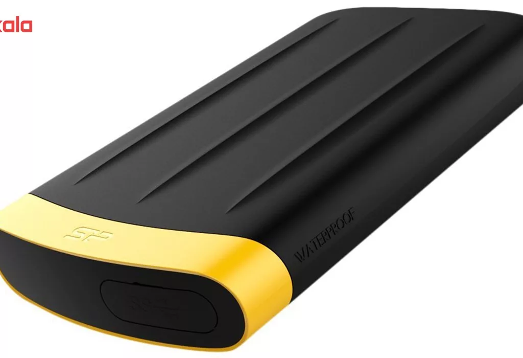 هارد اکسترنال سیلیکون پاور مدل Armor A65 ظرفیت یک ترابایت دارای رابط USB Type-A 3.2