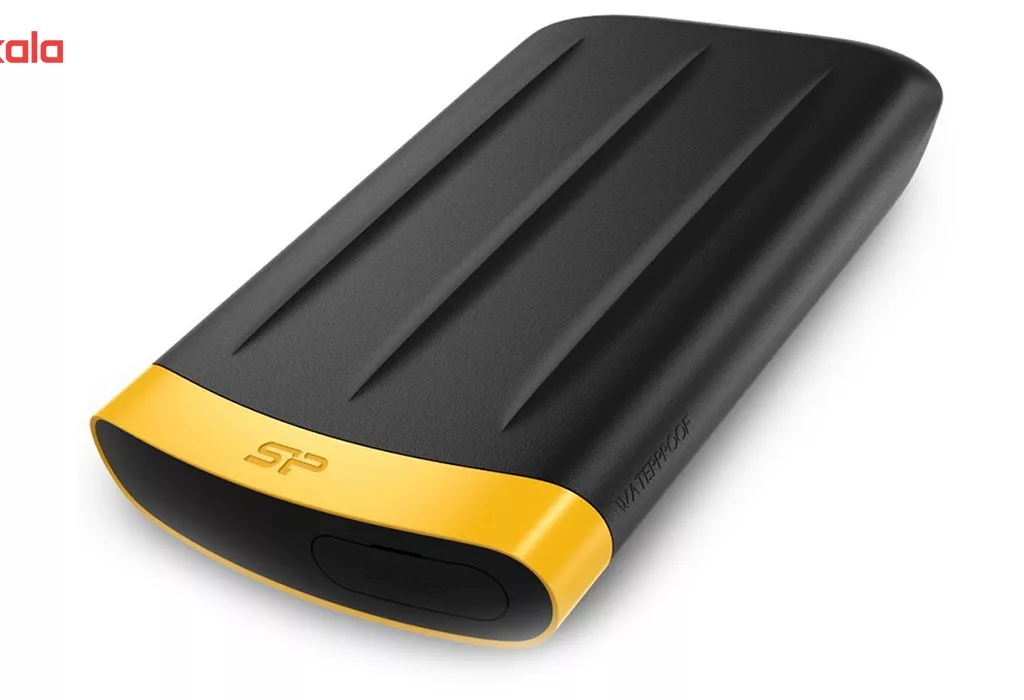 هارد اکسترنال سیلیکون پاور مدل Armor A65 ظرفیت یک ترابایت دارای رابط USB Type-A 3.2