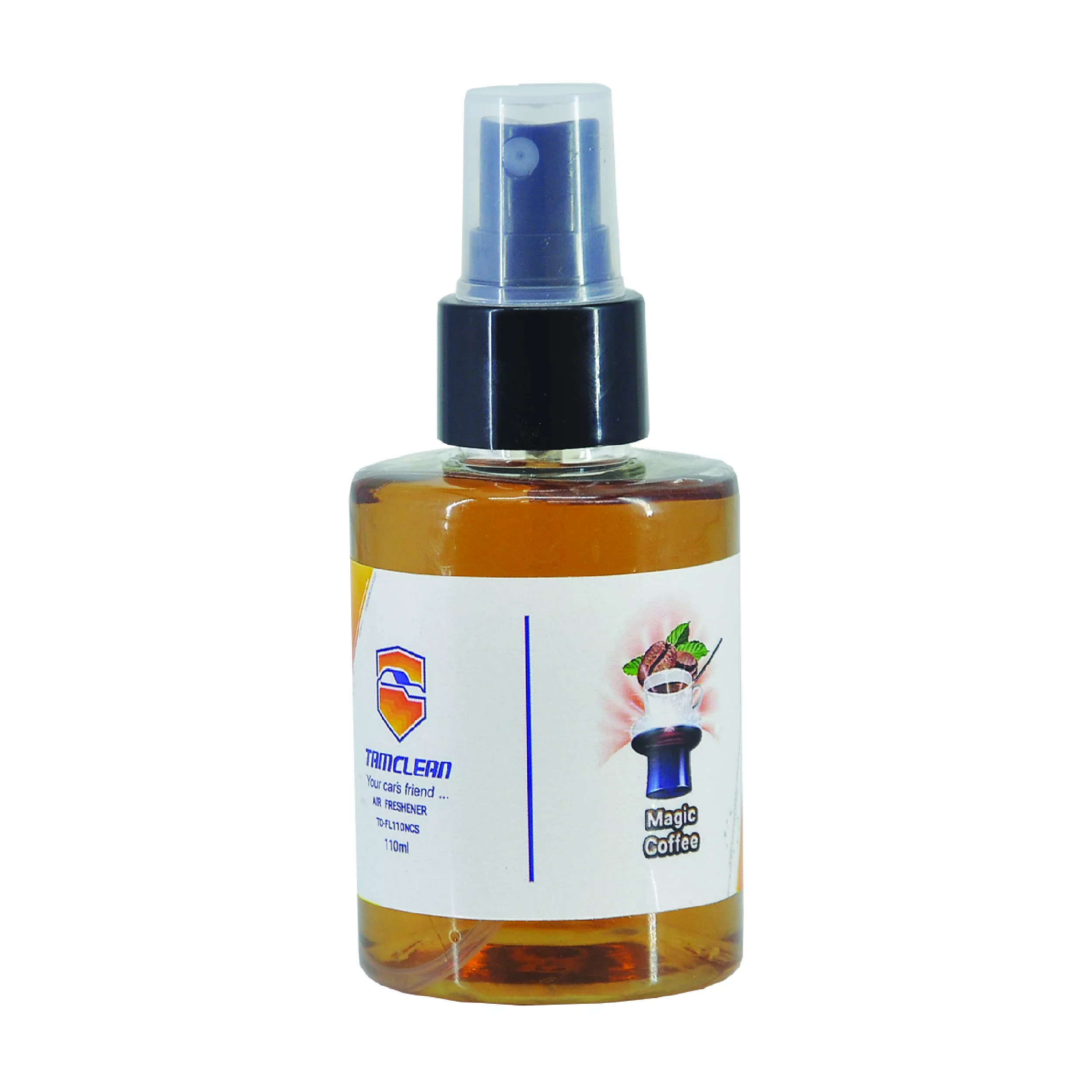 اسپری خوشبو کننده خودرو تام کلین مدل مجیک کافی کد TC-FL110NCS حجم 110 میلی لیتر