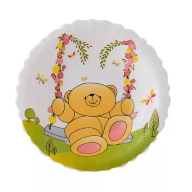 سرویس غذاخوری 5 پارچه کودک پارس اپال طرح خرس مهربون کد759