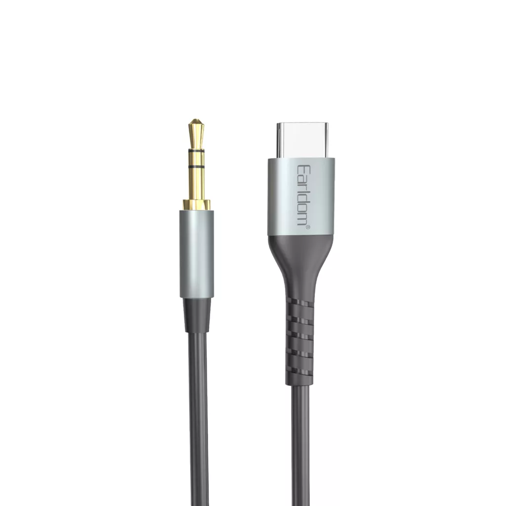 کابل تبدیل AUX به USB-C ارلدام مدل AUX73 طول 1 متر