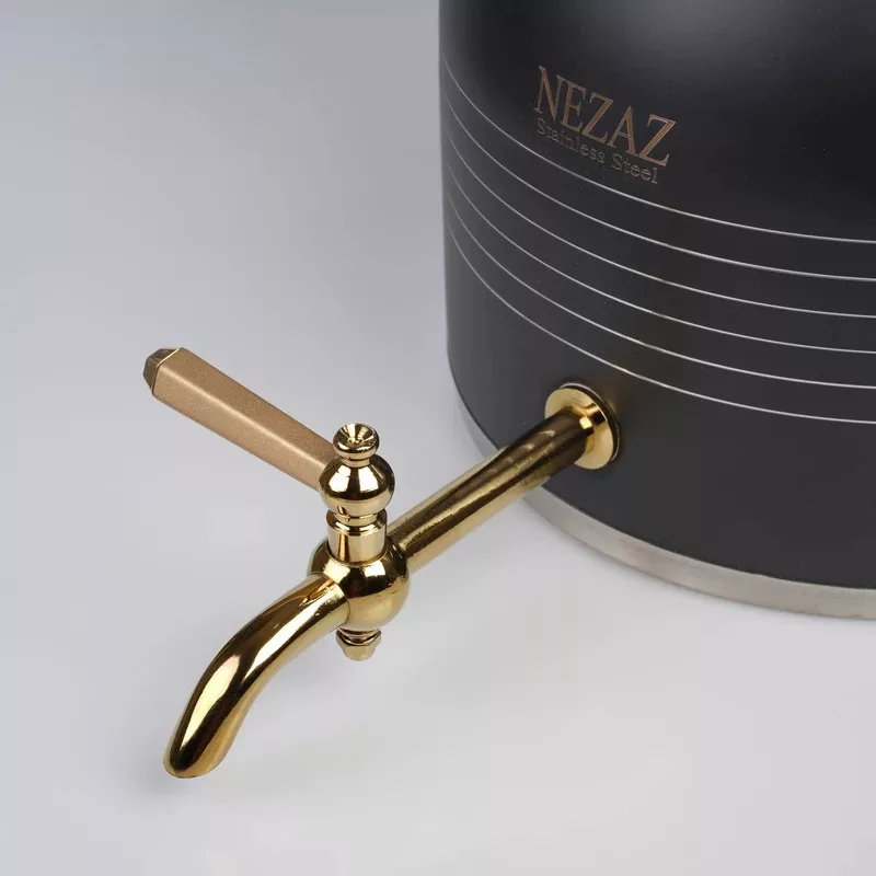 ست کتری و قوری نزاز مدل قالب ترک رنگی