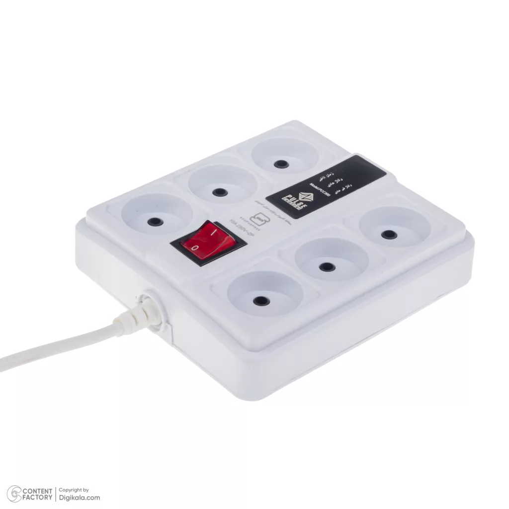 محافظ ولتاژ پالس کنترل مدل محافظ کامپیوتر 6 خانه دیجیتال
