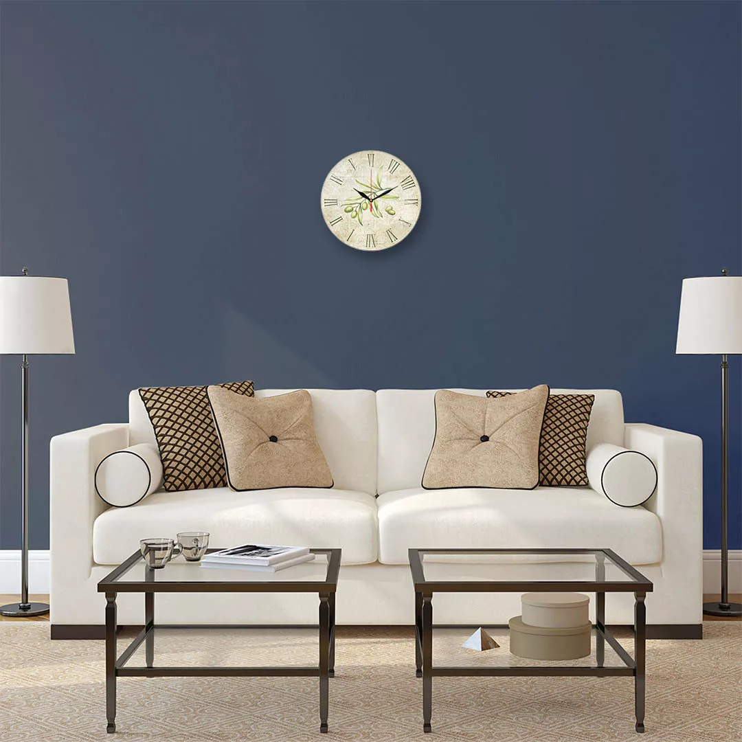 ساعت دیواری طرح شاخه زیتون کد 1332