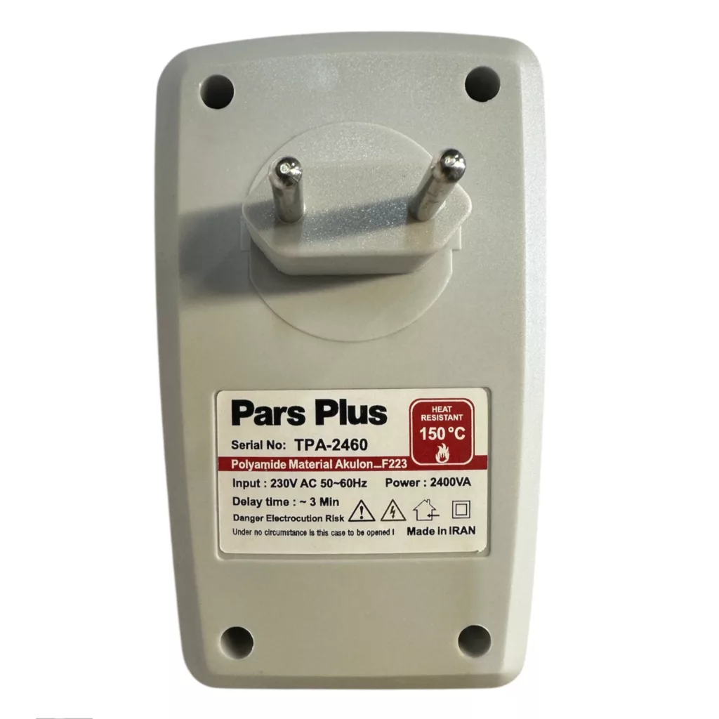 محافظ ولتاژ پارس پلاس مدل بدنه نسوز-ER