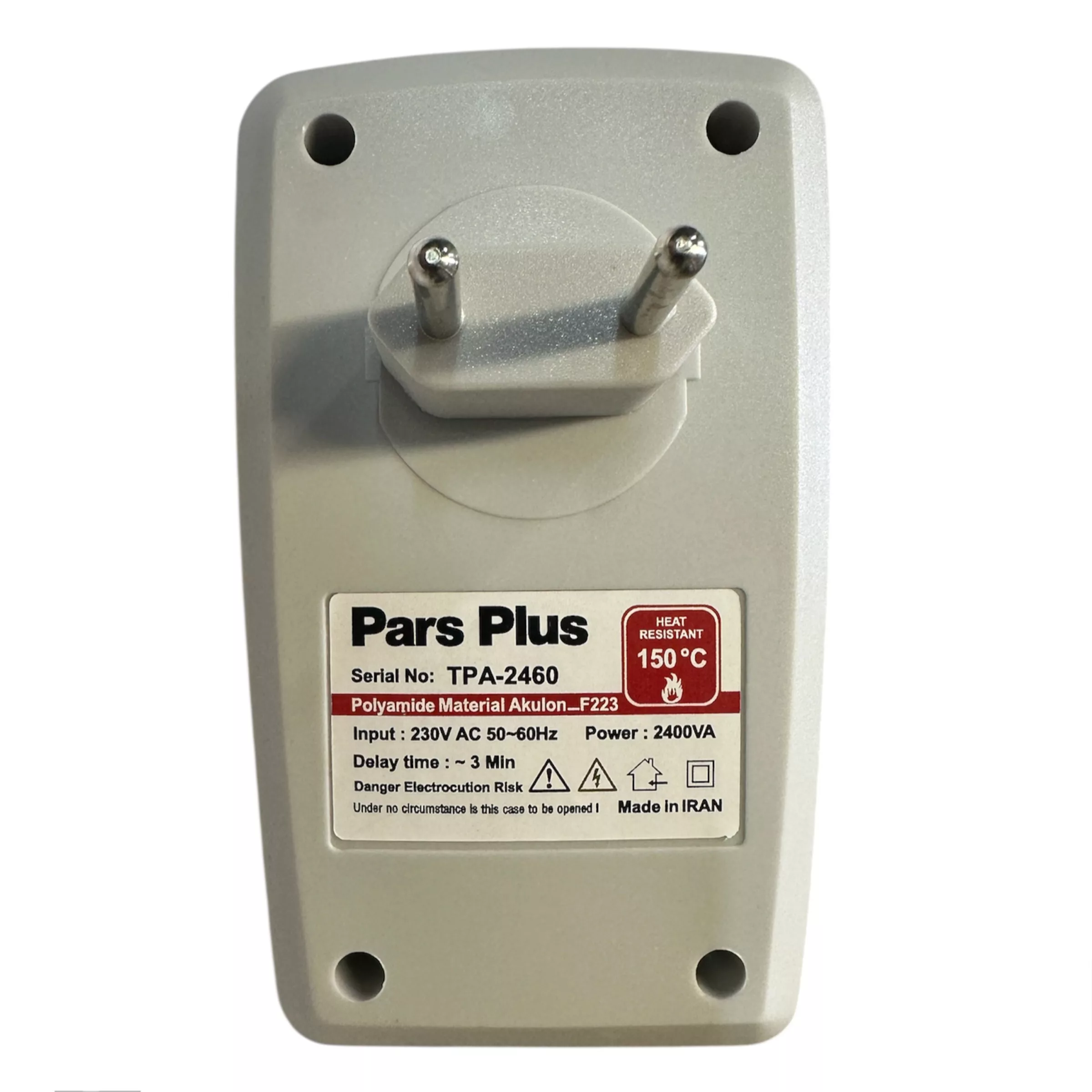 محافظ ولتاژ پارس پلاس مدل بدنه نسوز-ER