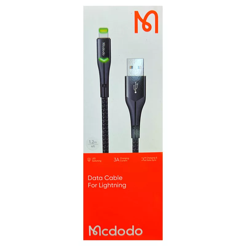 کابل شارژر  USB به لایتنینگ مک دودو مدل CA-784 طول 1.2 متر