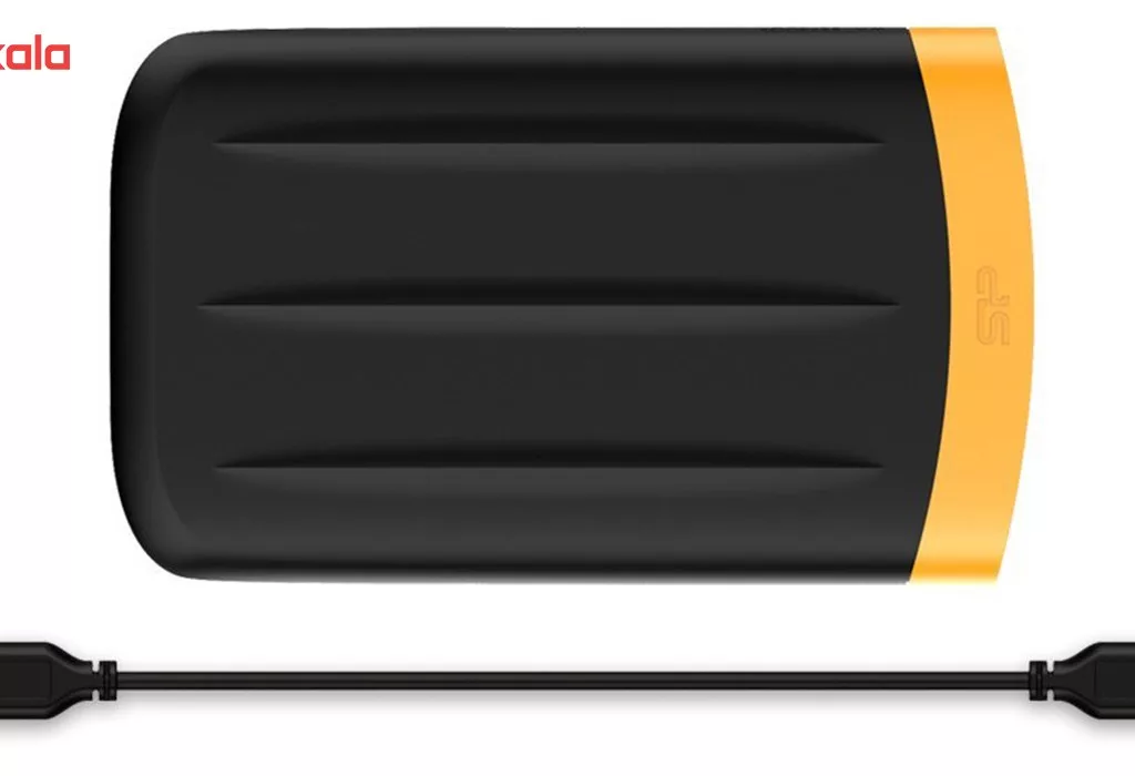 هارد اکسترنال سیلیکون پاور مدل Armor A65 ظرفیت یک ترابایت دارای رابط USB Type-A 3.2