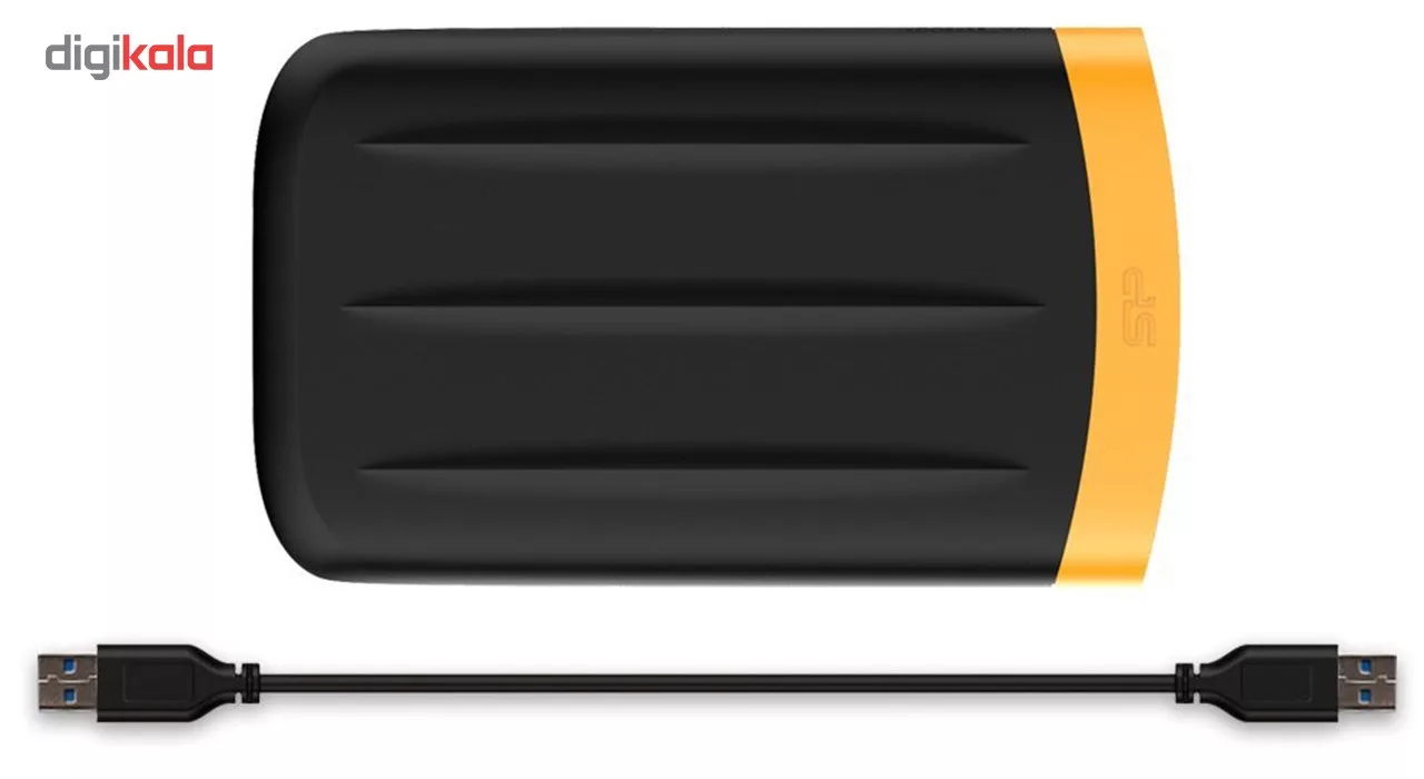 هارد اکسترنال سیلیکون پاور مدل Armor A65 ظرفیت یک ترابایت دارای رابط USB Type-A 3.2