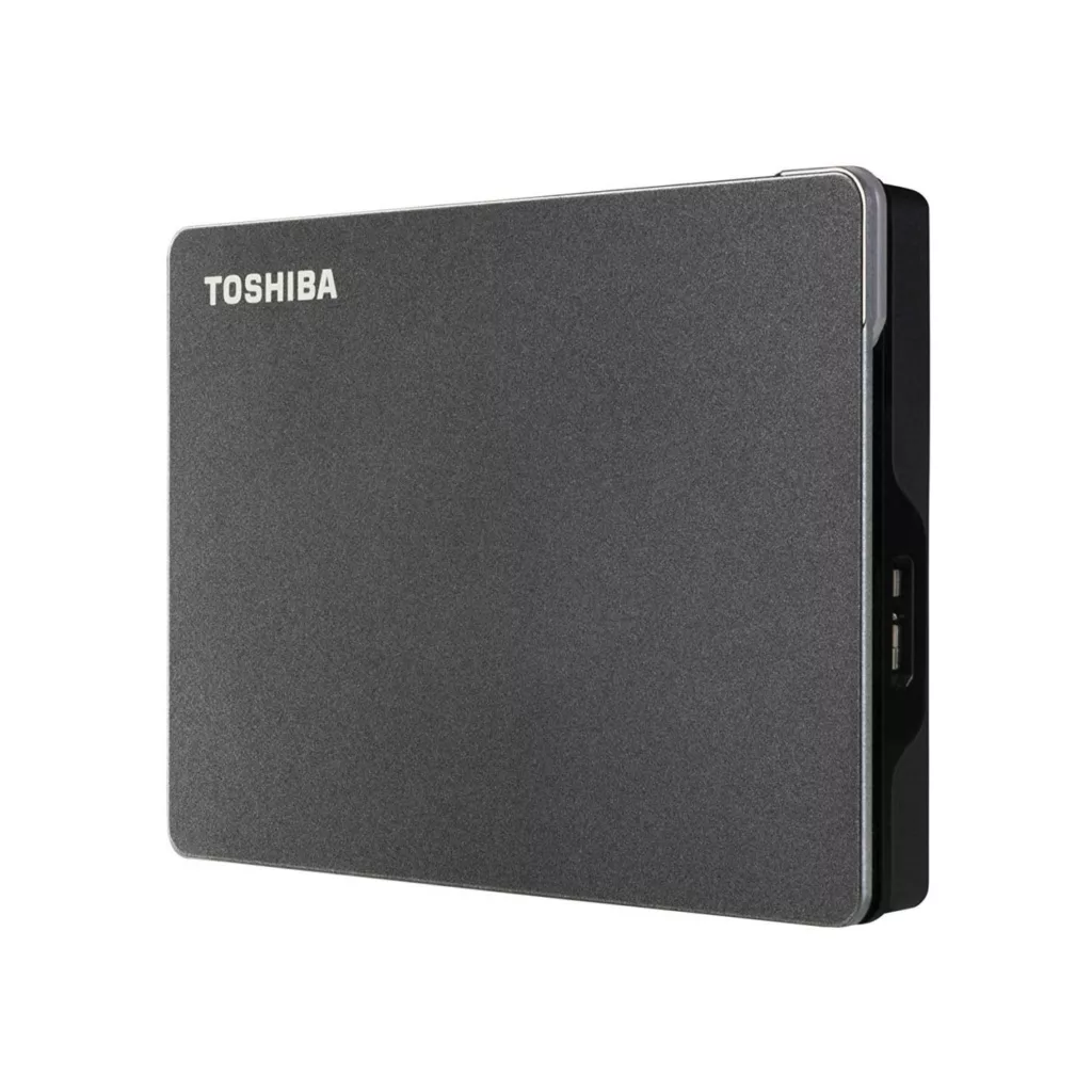 هارد اکسترنال توشیبا مدل Canvio Gaming ظرفیت دو ترابایت دارای رابط USB Type-A 3.2