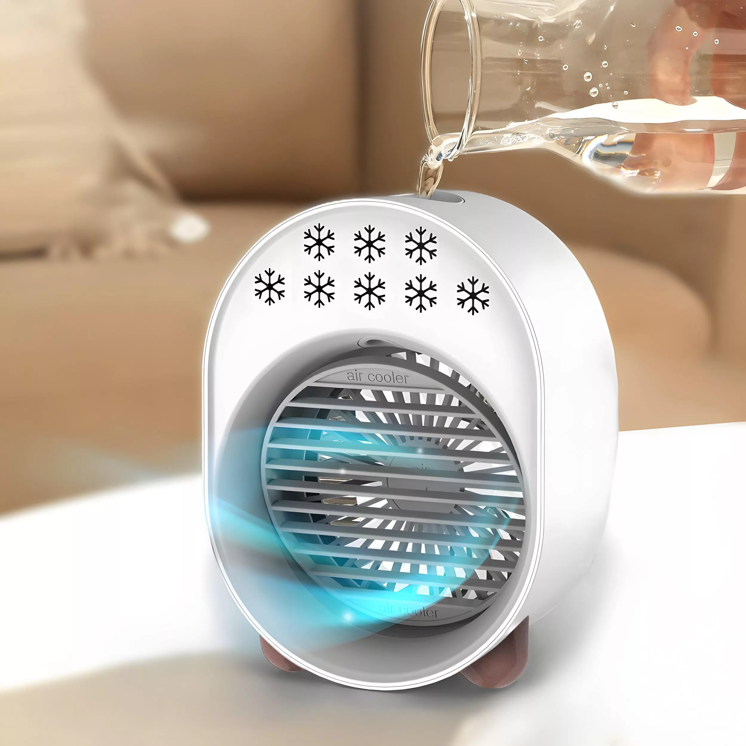 پنکه شارژی مدل air cooler A208 پنکه شارژی مدل air cooler A208