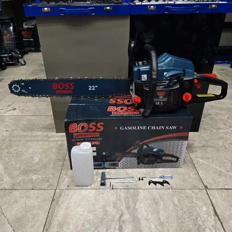 اره زنجیری بنزینی باس مدل BS-CHn55