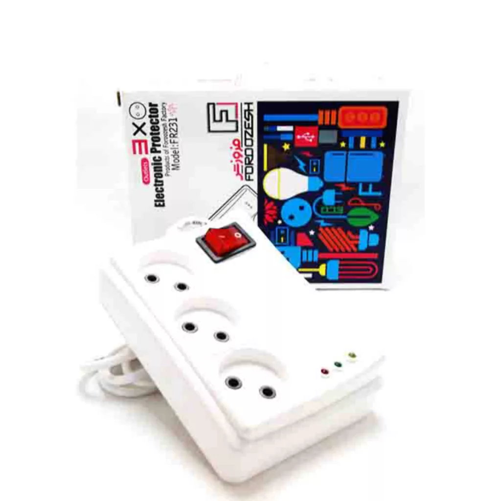 محافظ ولتاژ فروزش مدل 3 پریز FR231