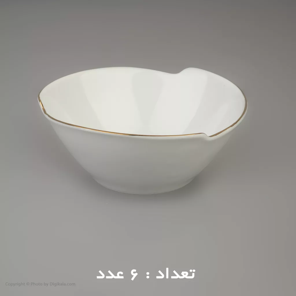 سرویس غذا خوری 30 پارچه شرکت صنایع چینی تقدیس مدل خط طلا