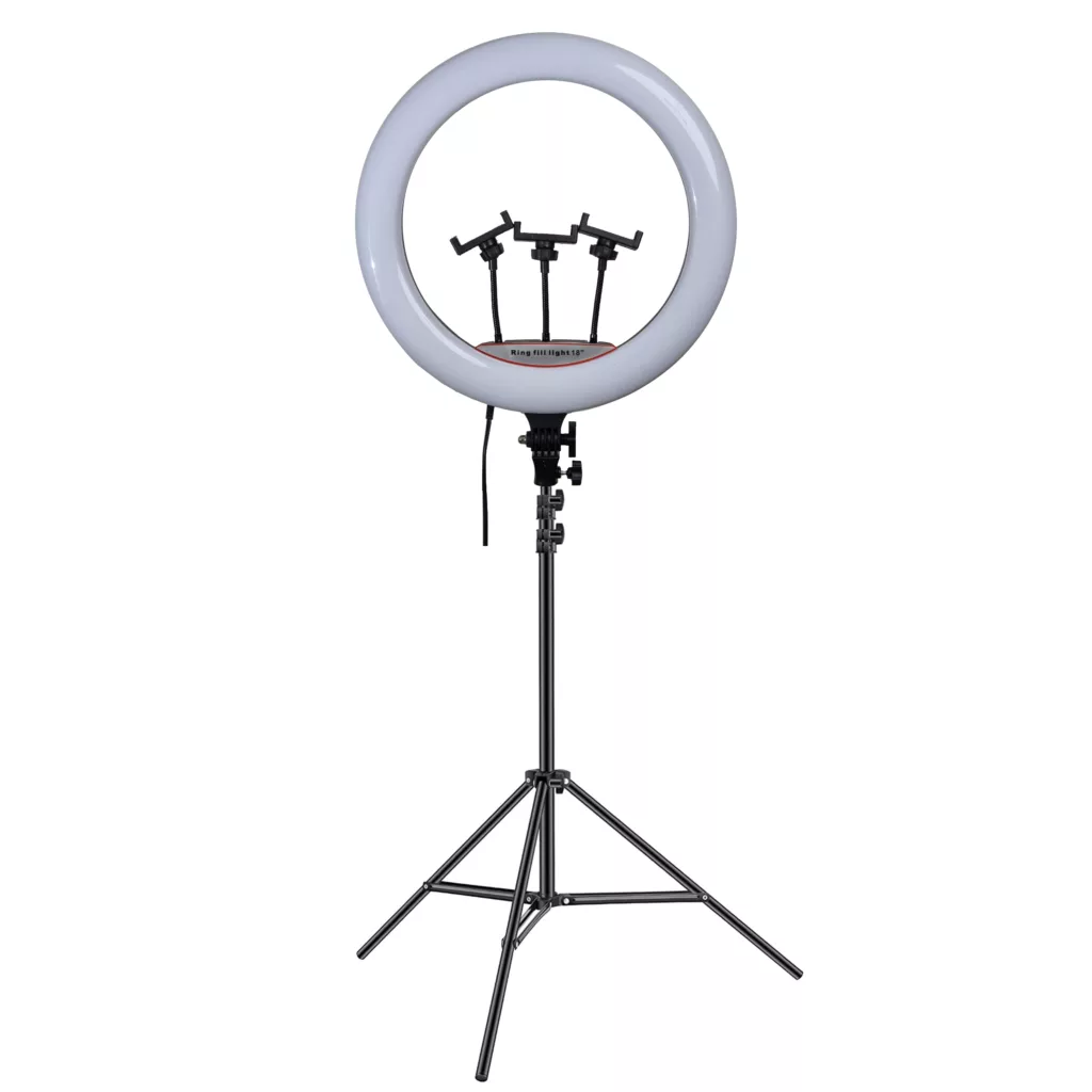 رینگ لایت مدل LJJ-18 NEO K به همراه سه پایه