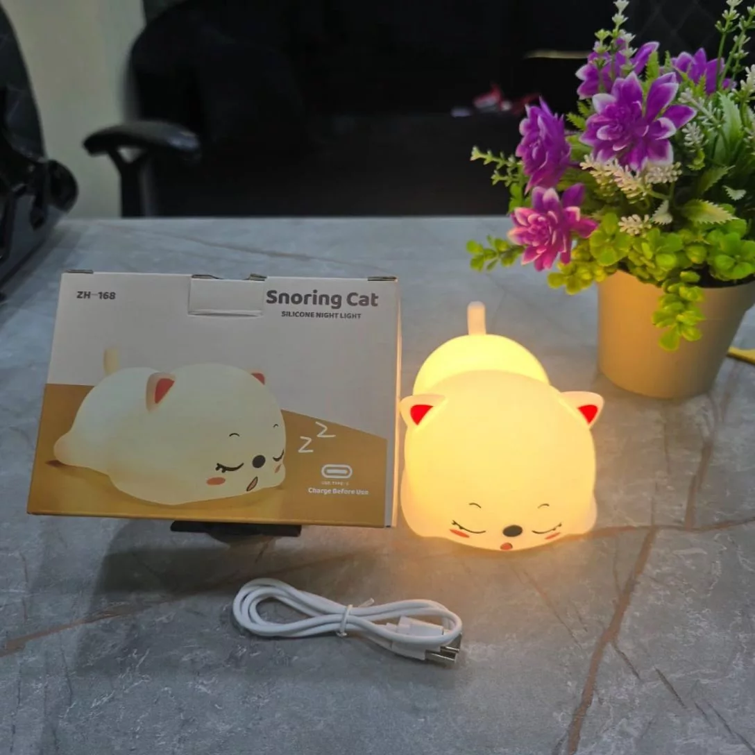 چراغ خواب کودک مدل گربه کیوت