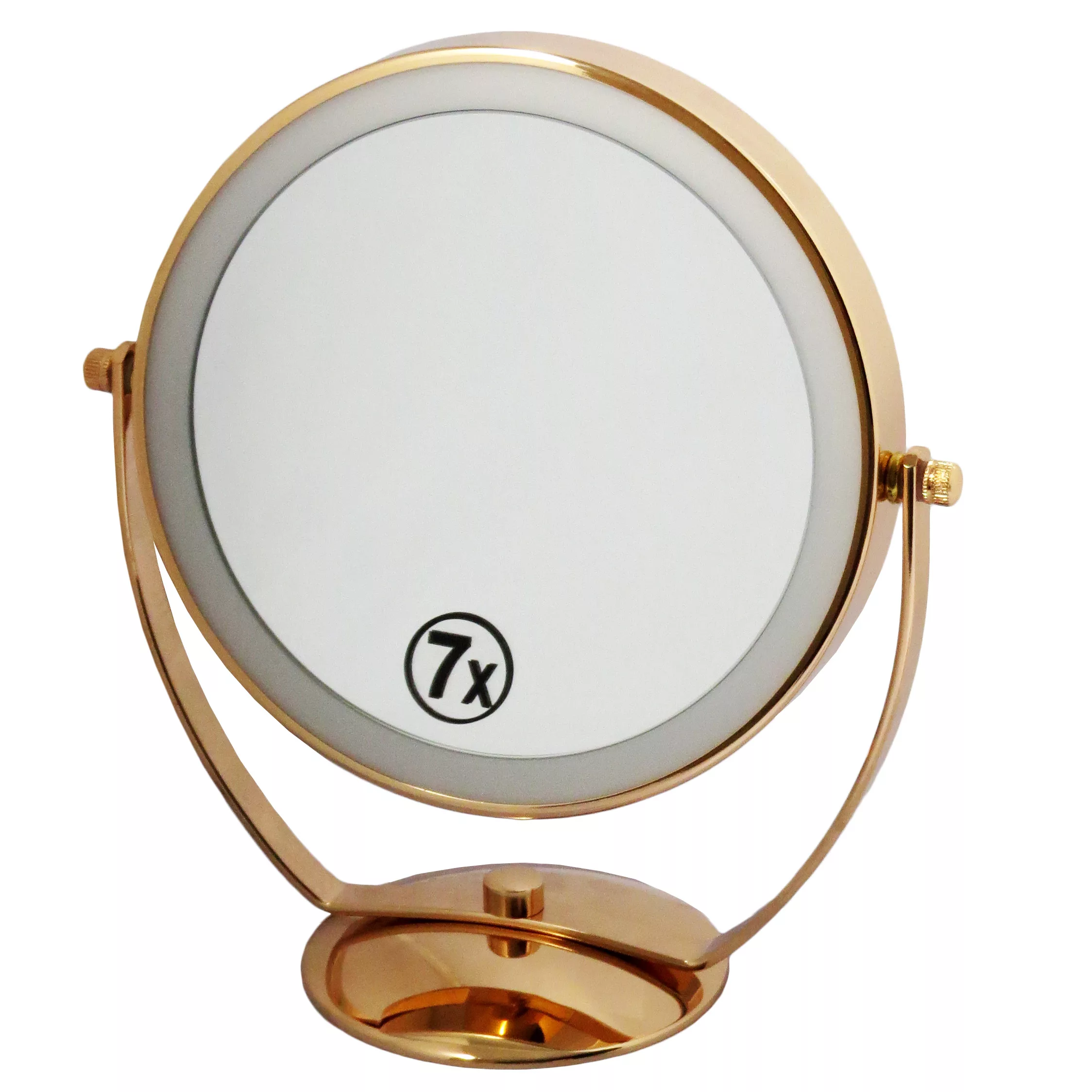 آینه آرایشی رینگ‌لایت‌دار مدل 7 برابر کد G_Lnd_753