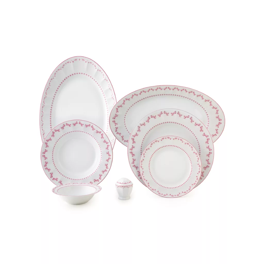 سرویس غذاخوری 29 پارچه چینی زرین ایران سری نئوکلاسیک مدل فرانسیس درجه عالی