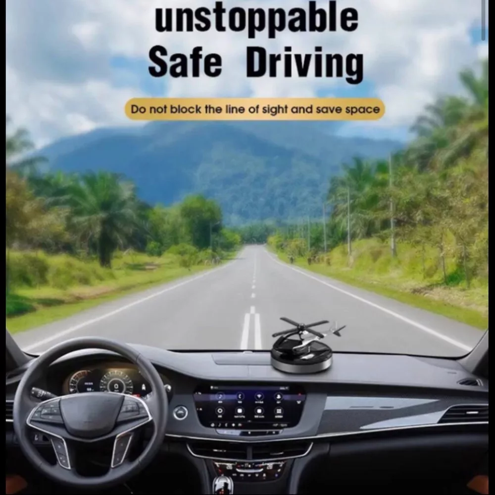 خوشبوکننده خودرو خورشیدی مدل هلیکوپتر کد solar new2024