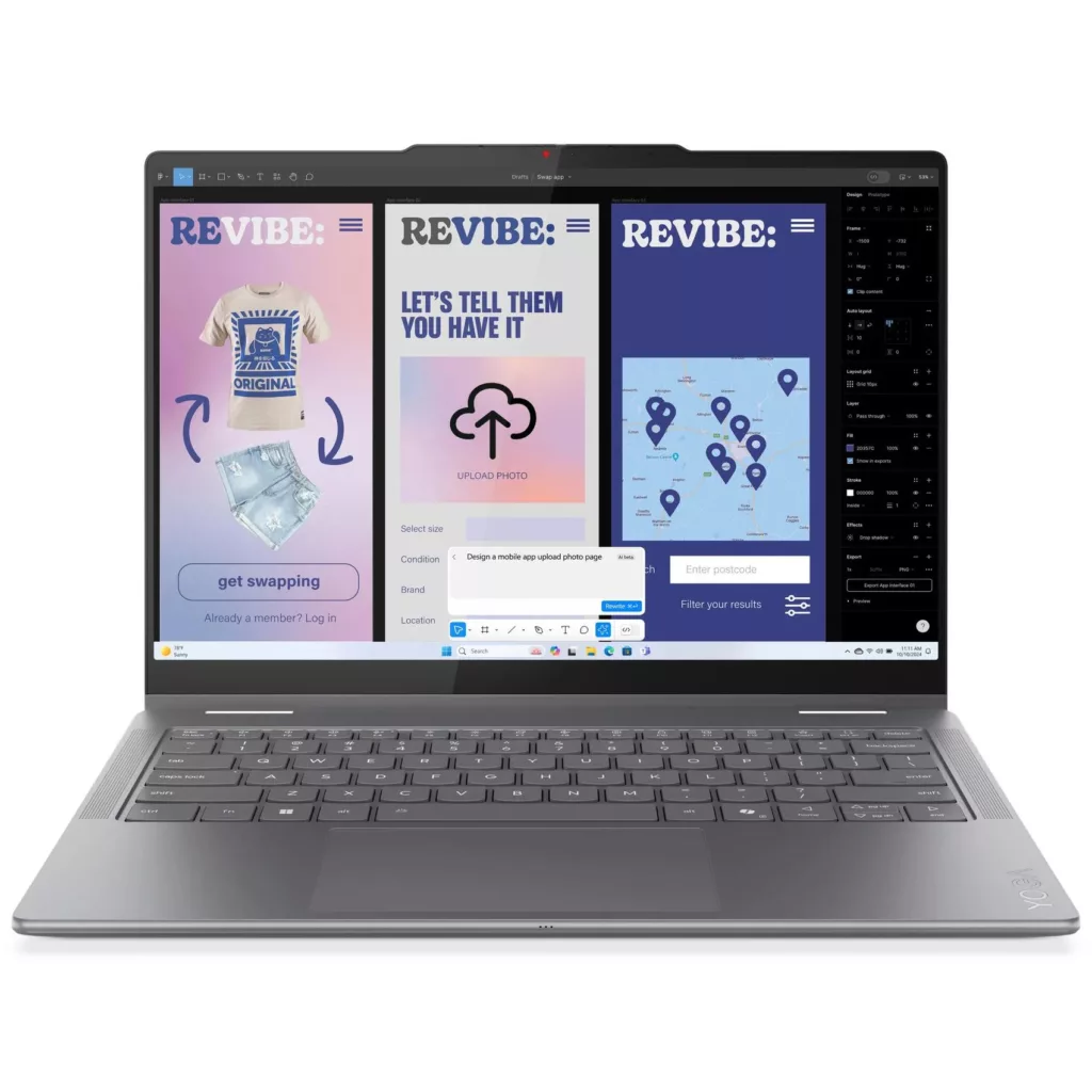 لپ تاپ 16 اینچی لنوو مدل Yoga 7 2-in-1 16ILL10-Core Ultra 5 226V-16GB LPDDR5x 8533MHz-512GB SSD-Touch