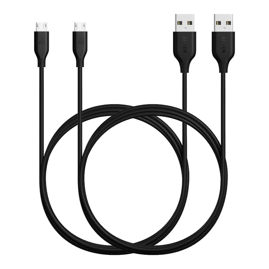 کابل تبدیل USB به microUSB انکر مدل A8133 PowerLine طول 1.80 متر