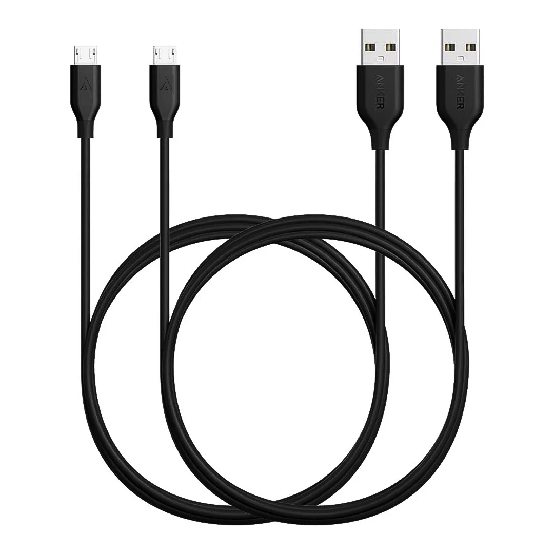 کابل تبدیل USB به microUSB انکر مدل A8133 PowerLine طول 1.80 متر