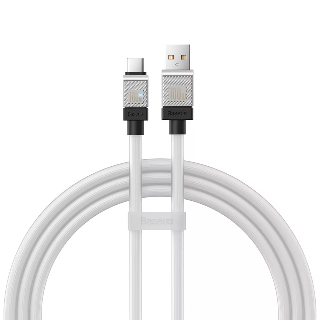 کابل تبدیل USB به USB-C باسئوس مدل cakw000602 طول 1 متر