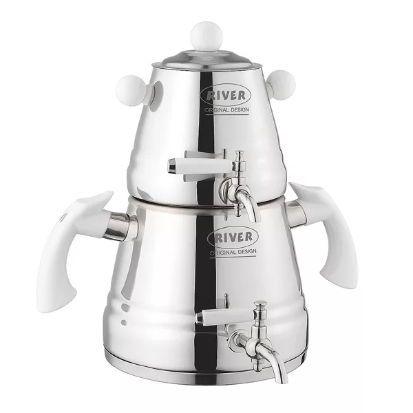 ست کتری و قوری ریور کد DH2178 گنجایش کتری 3 لیتر گنجایش قوری 1 لیتر