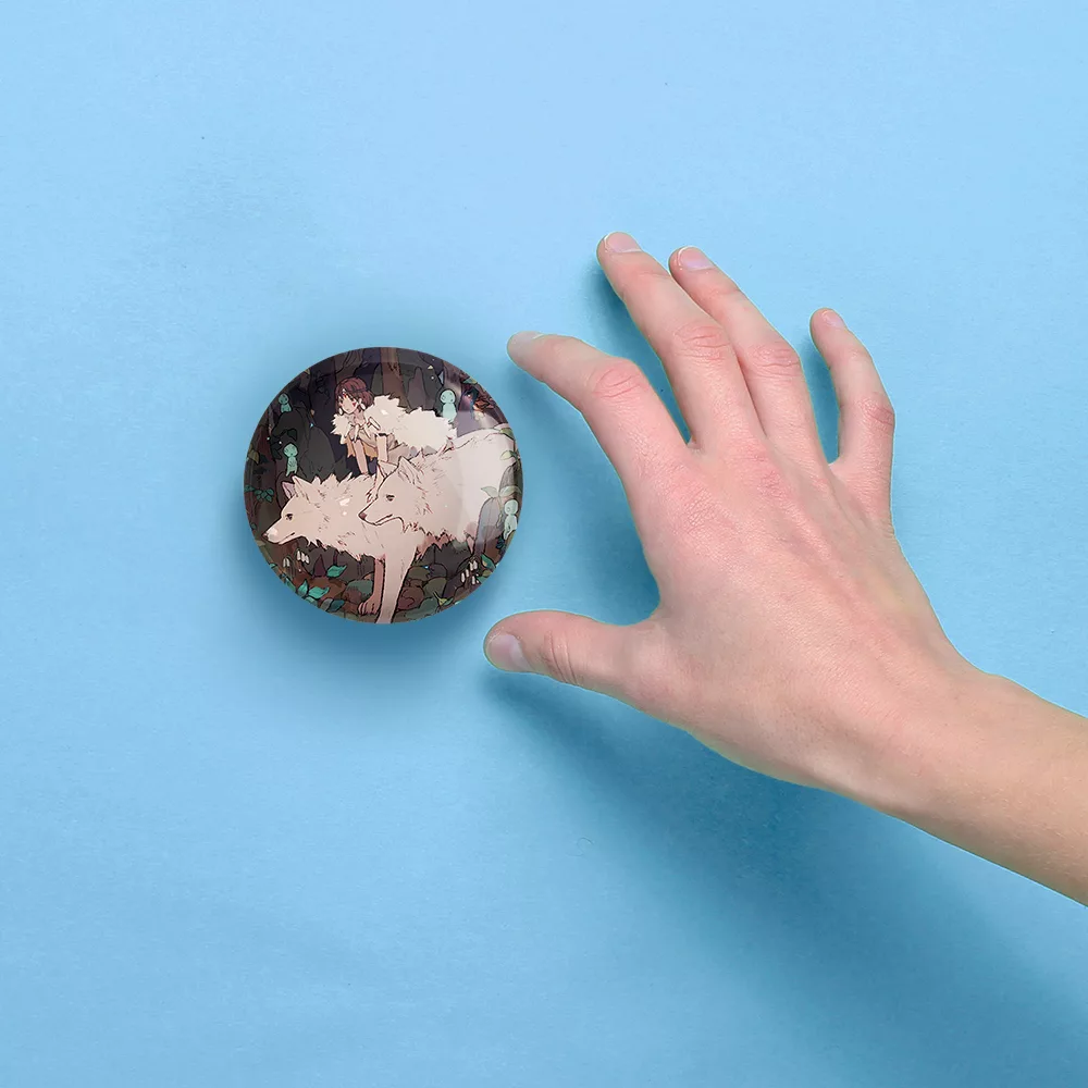 آینه جیبی خندالو مدل سان انیمه پرنسس مونونوکه کد 34107