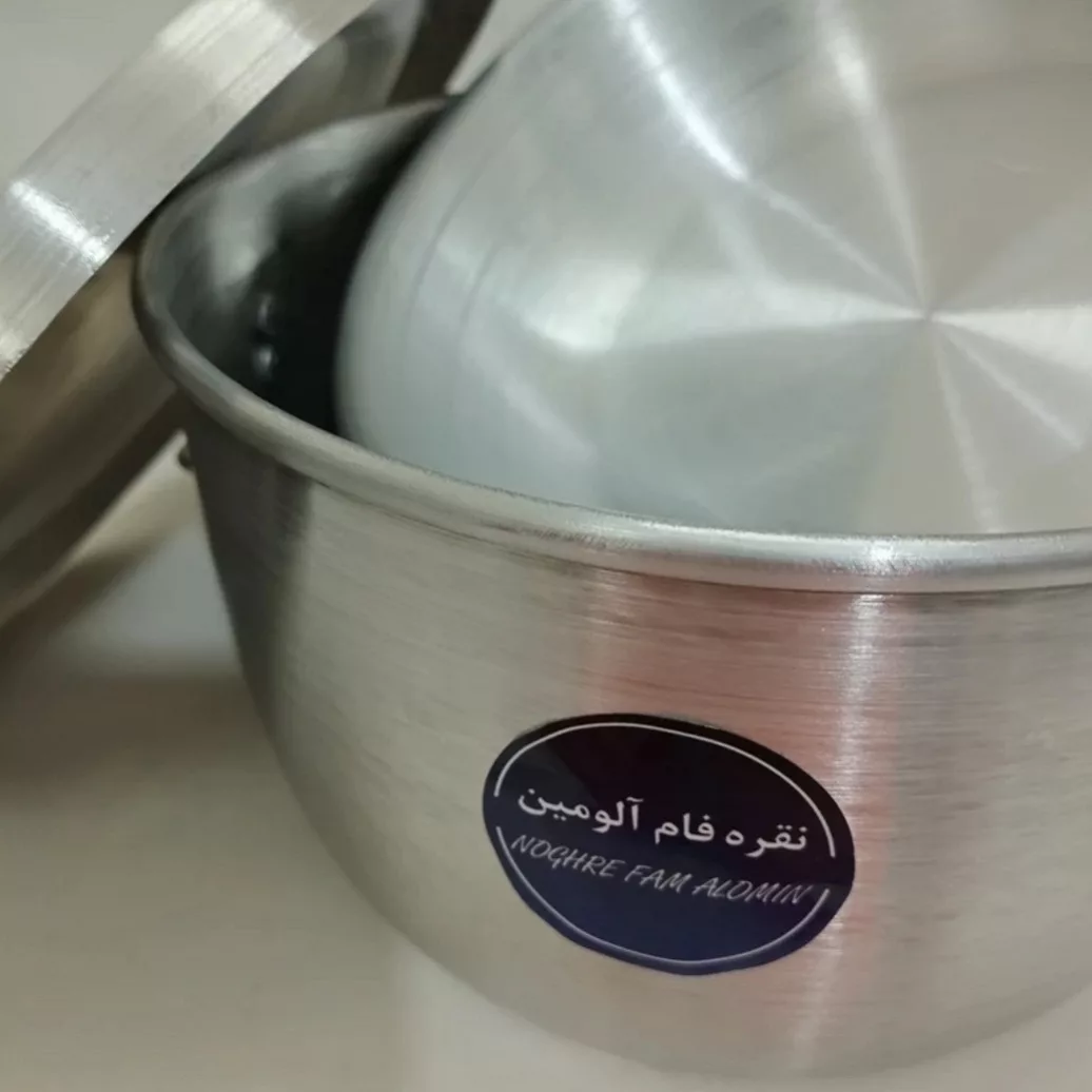 ظرف سفری نقره فام آلومین مدل 2 طبقه کد A002