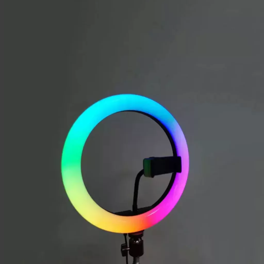 رینگ لایت مدل LJJ-26 RGB-26cm