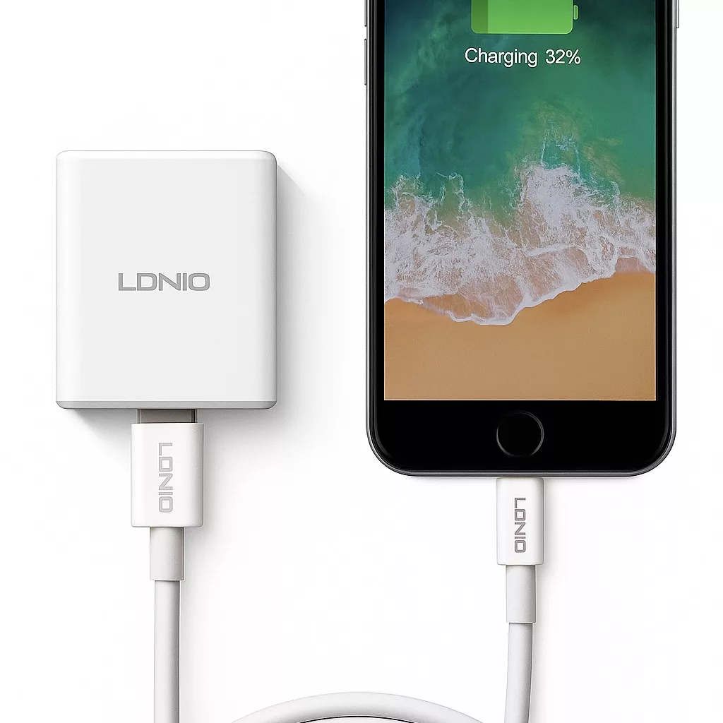 کابل تبدیل USB-C به لایتنینگ الدینیو مدل iPhone 13 طول 1 متر