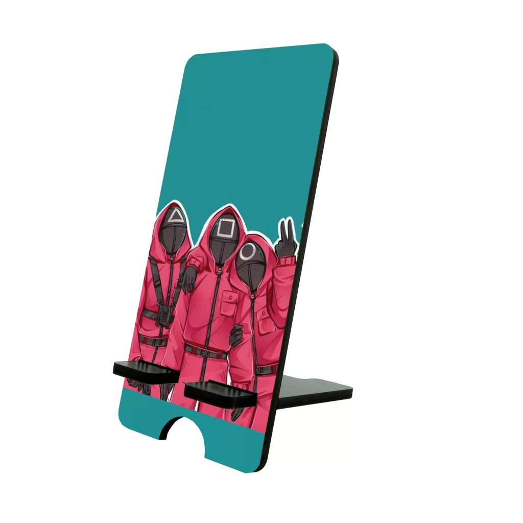 پایه نگهدارنده گوشی موبایل و تبلت طرح بازی ماهی مرکب کد 0660385